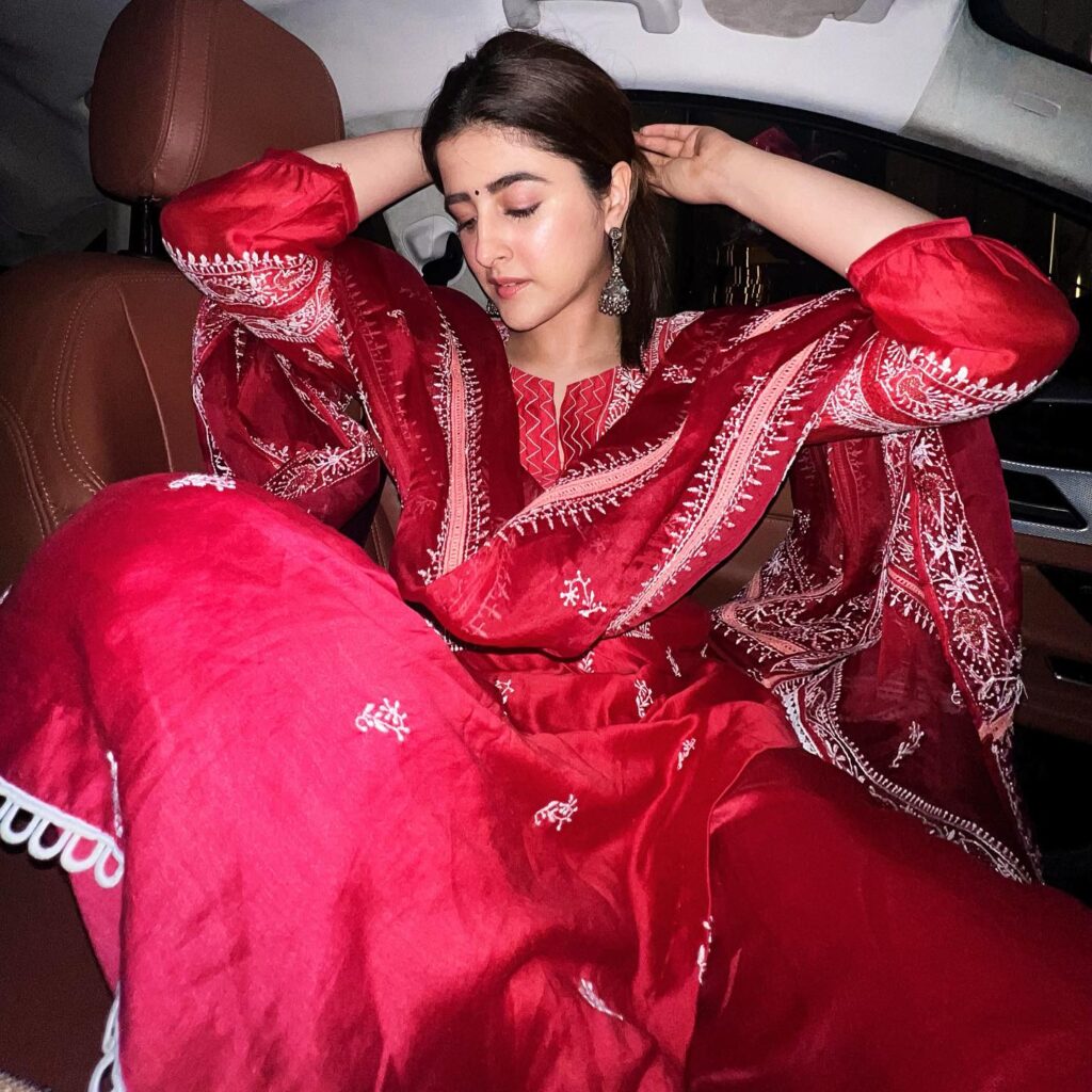 Nupur Sanon red dress