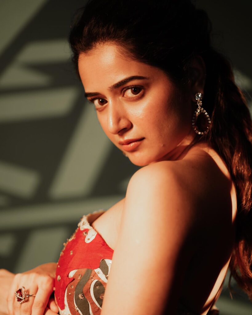 Ashika Ranganath inhot dress