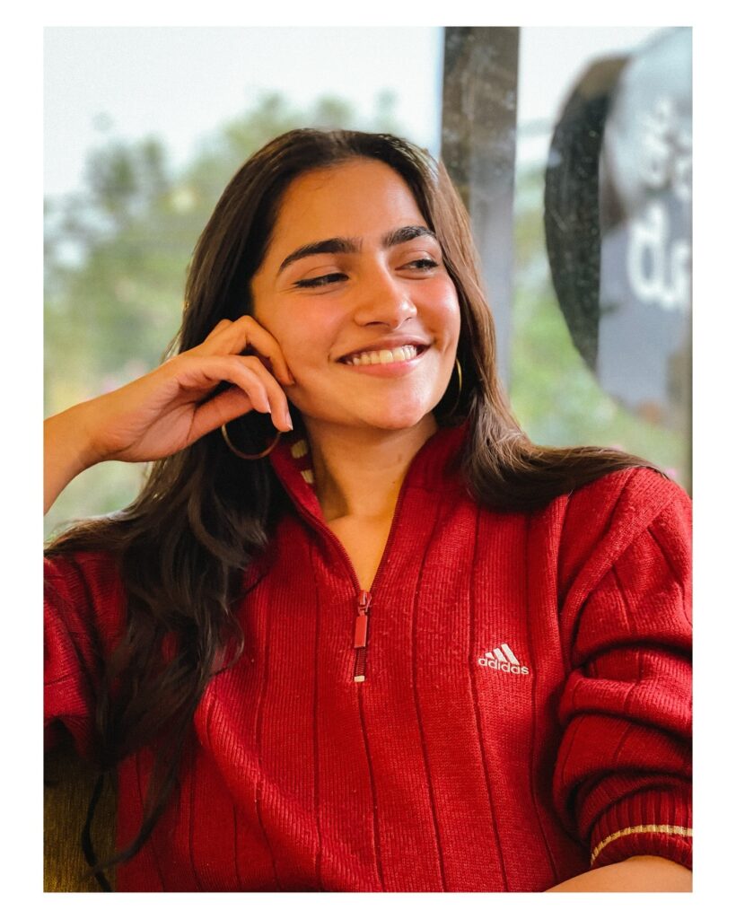 Rukmini Vasanth smile