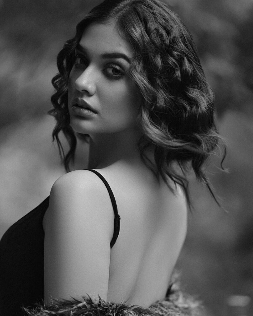 Divyaa Agarwal black dress