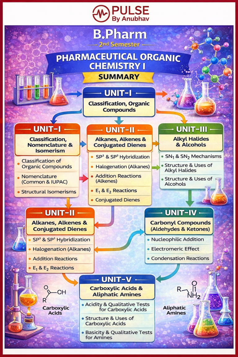B.Pharm 2nd Semester Pharmaceutical Organic Chemistry I Notes - Pulse ...
