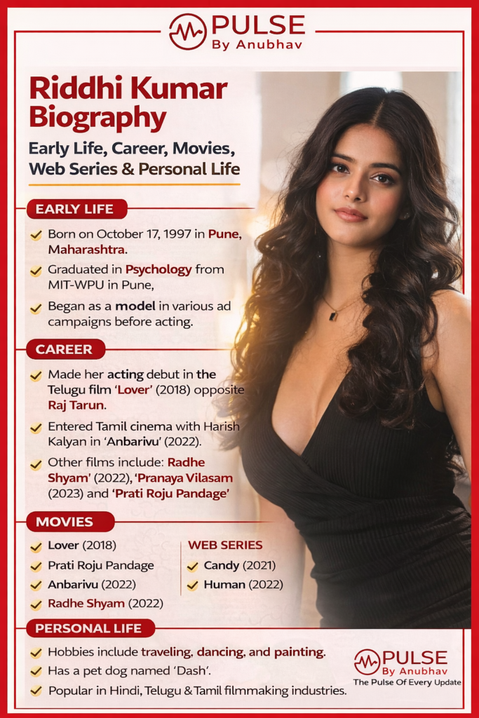 Riddhi Kumar age
Riddhi kumar date of birth
Riddhi kumar husband name
Riddhi kumar web Series list
Riddhi kumar birth place
Riddhi Kumar movies
Riddhi Kumar mother tongue
Riddhi kumar childhood movies
