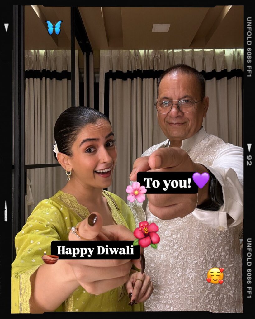 Sanya Malhotra in saree