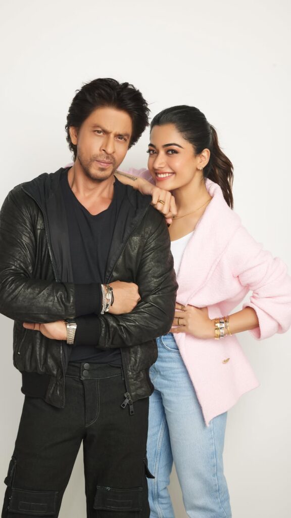 Rashmika Mandanna and sharukh khan