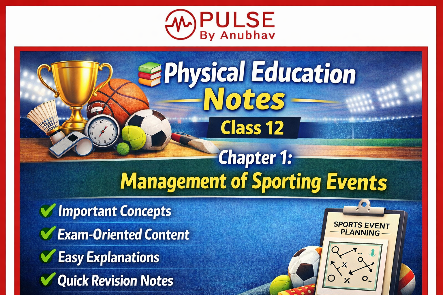 Ch 1 Physical Education Class 12 Management of Sporting events Management of Sporting Events Class 12 questions and Answers PDF download Class 12 Physical Education Chapter 1 Management of Sporting Events Question Answer Management of Sporting Events Class 12 handwritten Notes Management of sports events Class 12 PDF Management of Sporting Events Class 12 Notes Zaki Saudagar Physical Education Class 12 Chapter 1 Question answers Management of sports events Class 12 PDF Short Notes Chapter 1 management of sporting events notes Chapter 1 management of sporting events pdf Chapter 1 management of sporting events ppt Chapter 1 management of sporting events mcq Class 12 Physical Education Chapter 1 Management of Sporting events Notes Class 12 Physical Education Chapter 1 Management of Sporting Events Question Answer Class 12 physical education chapter 1 management of sporting events exercise Management of Sporting Events Class 12 Important Questions