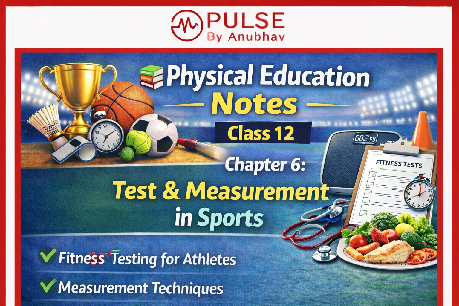 Class 12 Physical Education Chapter 6 Test and Measurement in Sports notes PDF Test and Measurement in Sports Class 12 notes PDF download Class 12 Physical Education Chapter 6 Test and Measurement in Sports Question Answer Test and Measurement in Sports Class 12 Notes handwritten Class 12 Physical Education chapter 7 Physiology and Injuries in Sports notes Test and Measurement in sports Class 12 PDF saraswati Test and Measurement in Sports Class 12 Important Questions Physical Education Class 12 Chapter 6 PDF Chapter 6 test & measurement in sports notes Chapter 6 test & measurement in sports pdf Ch 6 Physical Education Class 12 Notes Test and Measurement in Sports Class 12 Physical Education Chapter 6 Test and Measurement in Sports notes PDF Class 12 Physical Education Chapter 6 Test and Measurement in Sports Question Answer Test and Measurement in Sports Class 12 Notes Test and Measurement in Sports Class 12 notes PDF download Test and measurement in Sports PDF