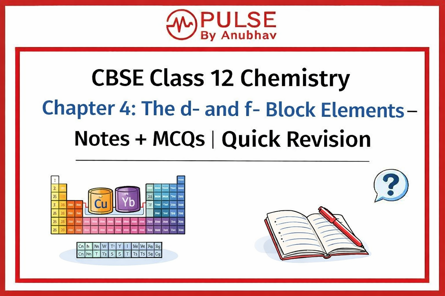 Previous Year Questions of d and f block Class 12 PDF Most repeated Questions of d and f block elements Class 12 Important Questions of d and f block elements Class 12 PDF The d and f Block Elements Class 12 short notes PDF Important Topics of d and f block elements Class 12 For Board Exam Class 12 Chemistry Chapter 4 Notes d and f block elements The d and f Block Elements Class 12 Notes PDF handwritten D and f Block Elements Class 12 important Questions MCQ The d and f Block Elements Class 12 Notes PDF handwritten The d- and f-block elements class 12 pdf The d and f block elements Class 12 notes PDF Solutions The d and f Block elements Class 12 notes handwritten The d and f block elements Class 12 NCERT Solutions D-block elements notes PDF D and f block elements class 12 notes allen D-block elements notes Class 12 Chapter 4 the d and f block elements notes Chapter 4 the d and f block elements pdf Chapter 4 the d and f block elements notes pdf Chapter 4 the d and f block elements pdf download The d and f block elements Class 12 notes PDF The d- and f-block elements class 12 pdf The d and f Block Elements Class 12 Notes PDF handwritten Difference between d and f block elements class 12