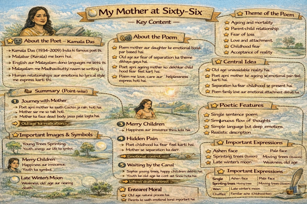 My Mother at Sixty Six central idea PDF
My mother at Sixty six central idea 100 words
My mother at Sixty six poem
My mother at Sixty six question answers
My Mother at Sixty-six notes
My mother at sixty six reference to context explanation stanza
My mother at Sixty-Six Stanza Wise explanation PDF
Central idea of My mother at Sixty six class 12 up board
Chapter 1 my mother at sixty six summary
Chapter 1 my mother at sixty six pdf
My mother at Sixty six question answers
My mother at sixty six central idea
Chapter 1 my mother at sixty six analysis
My Mother at Sixty-six notes
My Mother at Sixty-Six PDF
Class 12 Chapter 1 my mother at Sixty-six
