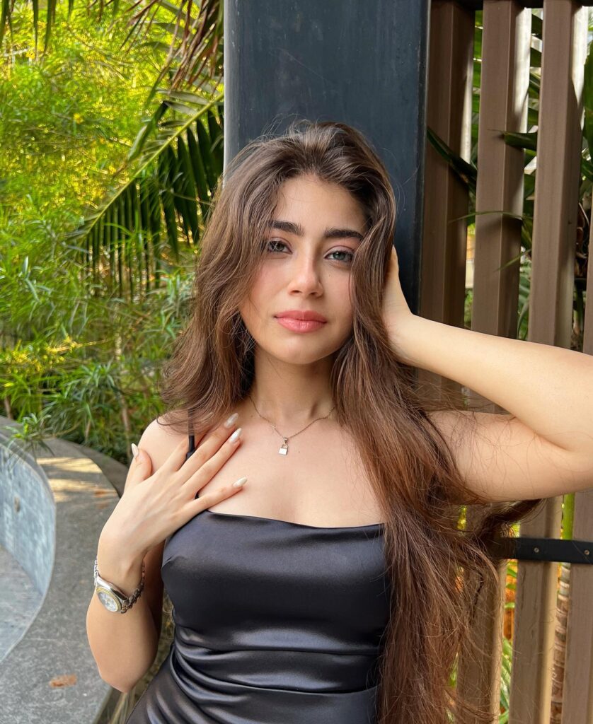 Aditi Bhatia black dress