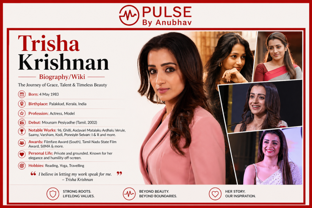 Trisha Krishnan Biography