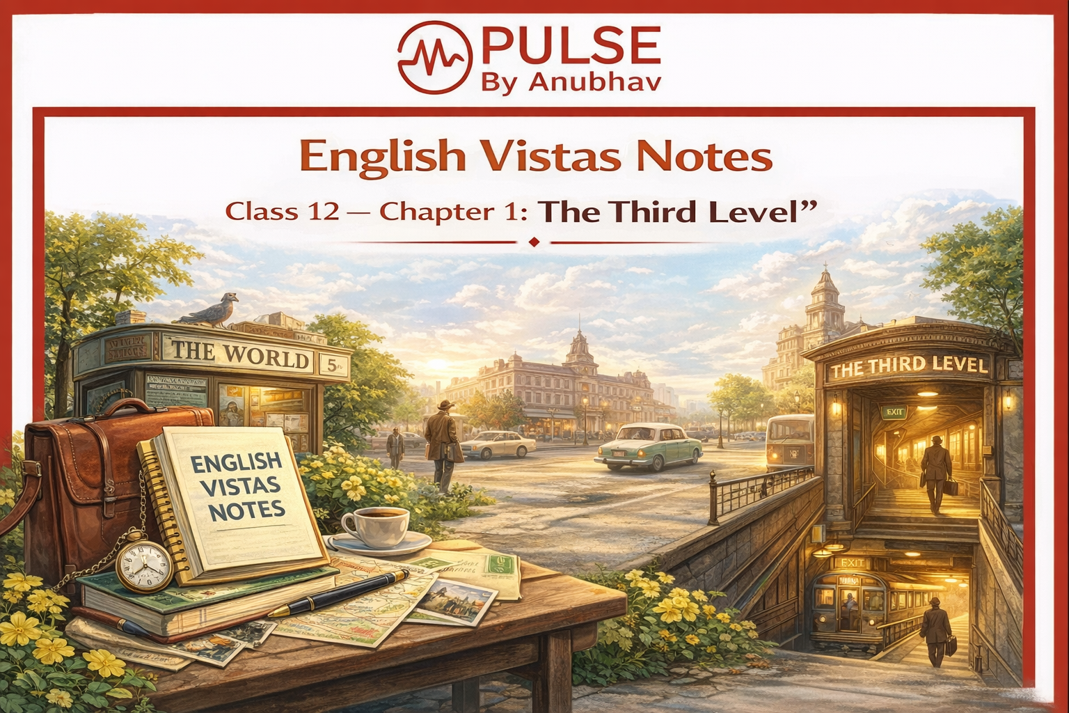 English vistas notes class 12 chapter 1 the third level solutions English vistas notes class 12 chapter 1 the third level questions The third level Class 12 Notes pdf Class 12 English Chapter 1 The Third Level notes Class 12 the third level question answer Class 12 English Vistas Chapter 1 Notes Class 12 the third level summary Class 12 the third level theme Class 12 chapter 1 the third level summary Class 12 chapter 1 the third level pdf Class 12 the third level question answer Class 12 chapter 1 the third level answers Class 12 English the third level question answers in short The Third Level NCERT The third level questions and Answers PDF Class 12 Vistas Chapter 1 question answer in short