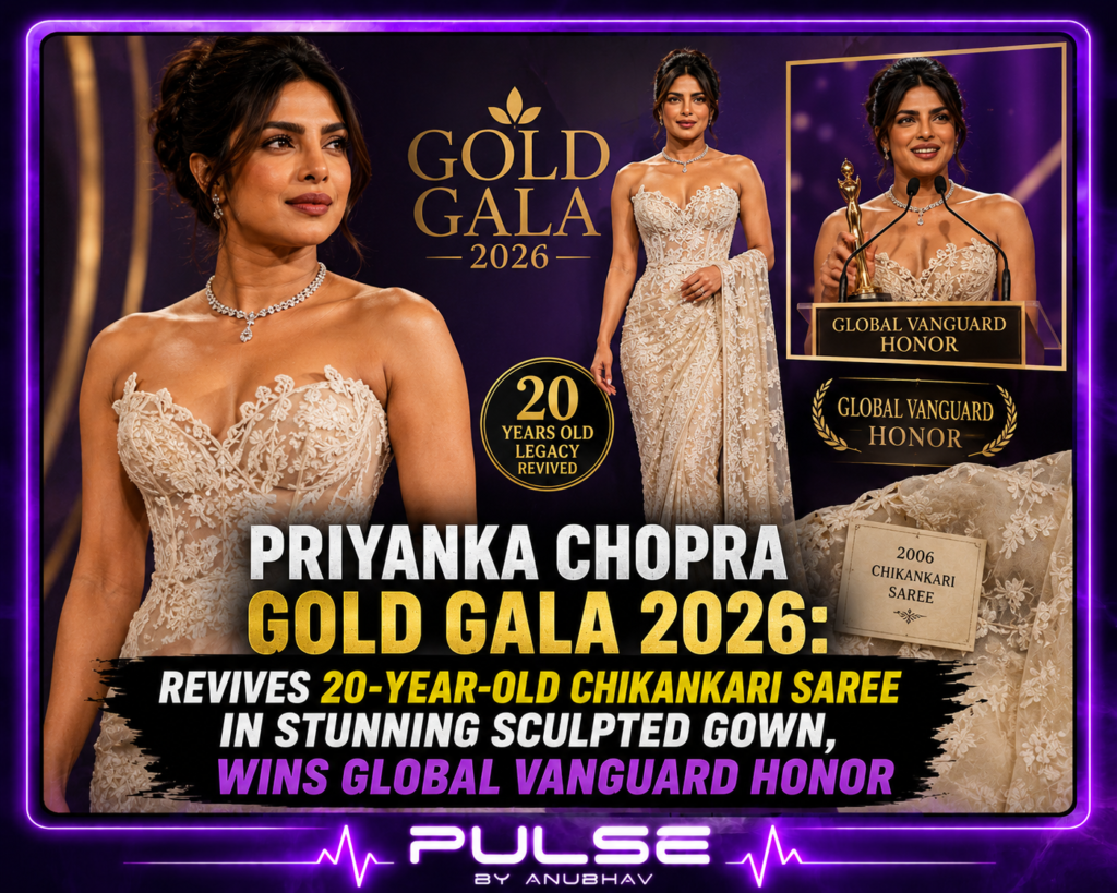 Priyanka Chopra biography
Priyanka Chopra movies
Priyanka Chopra movies and TV shows
Priyanka Chopra songs
Priyanka Chopra wedding
Priyanka Chopra husband
Priyanka Chopra age
Priyanka Chopra net worth
Priyanka Chopra Gold Gala 2026
Priyanka Chopra Gold Gala 2026 look
Priyanka Chopra chikankari saree gown
Priyanka Chopra Amit Aggarwal couture
Priyanka Chopra Global Vanguard Award 2026
Why Priyanka Chopra skipped Met Gala 2026
Priyanka Chopra Gold House Gala outfit details
Priyanka Chopra latest photos Gold Gala
Priyanka Chopra heritage couture look
Priyanka Chopra international fashion 2026