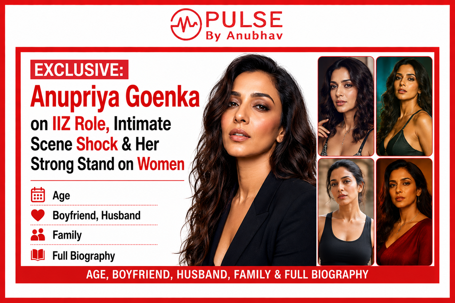 Anupriya Goenka net worth Anupriya Goenka children Anupriya Goenka family Anupriya Goenka Instagram Anupriya Goenka education Anupriya Goenka relationships Anupriya goenka father name Anupriya Goenka web series Hotstar Anupriya Goenka IIZ role Anupriya Goenka interview 2026 Anupriya Goenka professor role IIZ Anupriya Goenka intimate scene controversy Anupriya Goenka movies and web series list Anupriya Goenka biography age husband Anupriya Goenka Sacred Games role Anupriya Goenka Criminal Justice character Anupriya Goenka upcoming movies 2026 IIZ Indian Institute of Zombies cast Anupriya Goenka bold statement on women Anupriya Goenka OTT shows list