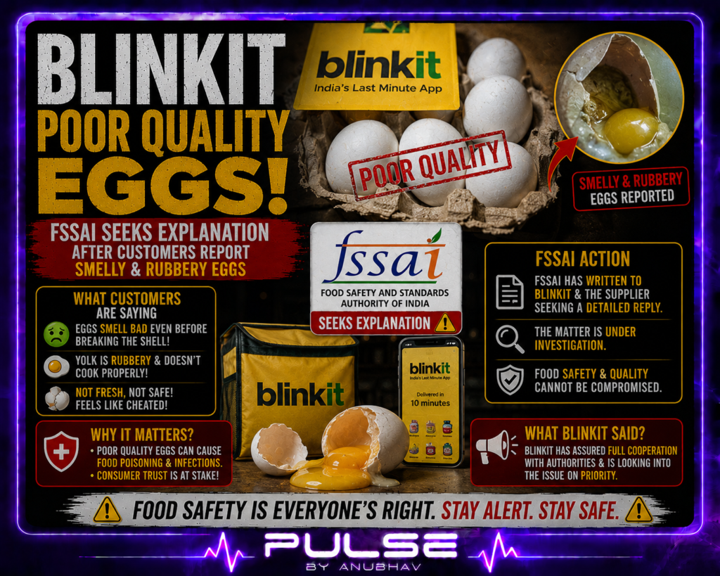 Poor egg quality treatment
What could be causing poor egg quality in a younger woman
Signs of good egg quality
Poor egg quality success stories
Poor egg quality symptoms
How to check egg quality in female
Can i get pregnant with poor egg quality
Signs of bad egg quality reddit
Blinkit seller
Blinkit store
Blinkit login
Blinkit download
Blinkit near me
Blinkit Store app
Blinkit careers
Blinkit app
Blinkit poor quality eggs complaint
FSSAI notice to Blinkit
Smelly eggs delivered online
Blinkit egg controversy explained
Rubbery eggs complaint Blinkit
How to check egg freshness at home
FSSAI egg storage guidelines
Are online grocery eggs safe
Blinkit customer complaints today
Health benefits of eating eggs daily
How to store eggs properly
Online grocery food safety India
FSSAI action against Blinkit
Egg freshness water test explained
Poor quality eggs sold online