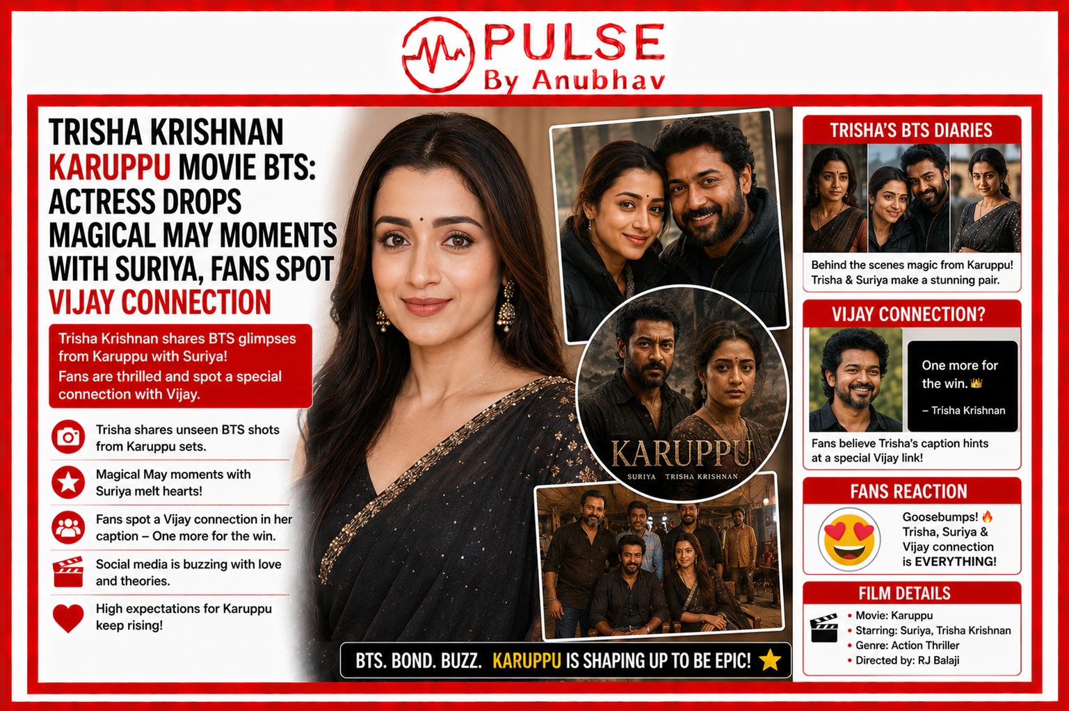 Trisha Krishnan movies Trisha Krishnan age Trisha Krishnan Hindi movies Trisha Krishnan Instagram Trisha Krishnan husband name photo Is Trisha Krishnan married Trisha Krishnan mother Uma Krishnan trisha krishnan karuppu movie bts trisha krishnan vijay connection trisha krishnan magical may post karuppu movie trisha krishnan suriya karuppu movie bts trisha krishnan instagram post trisha krishnan vijay rumours karuppu box office collection trisha krishnan latest news vijay trisha relationship rumours karuppu movie cast trisha krishnan viral post suriya and trisha movie rj balaji karuppu movie trisha krishnan latest photos