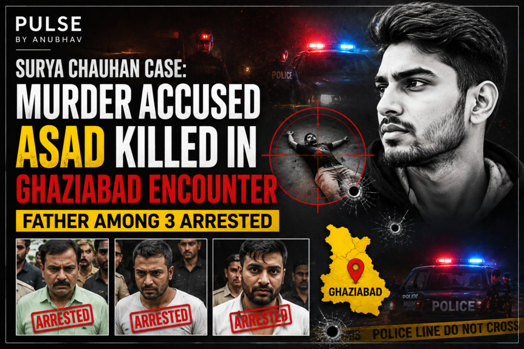 asad encounter
surya chauhan case
up
asad
surya chauhan
Asad encounter age
Asad age
Surya Chauhan Case
Surya Chauhan Case latest update
Surya Pratap Chauhan murder case
Asad encounter Ghaziabad
Surya Chauhan Case accused Asad killed
Ghaziabad teen murder case
Surya Chauhan murder news today
Khoda Ghaziabad murder case
Asad police encounter Ghaziabad
Surya Pratap Chauhan death case
Nawab arrested in Surya Chauhan Case
Farhan and Atif arrest news
Ghaziabad crime news today
Surya Chauhan Case full story
Bakrid day murder Ghaziabad
Surya Chauhan Case latest developments
Who was Surya Pratap Chauhan
Ghaziabad police encounter news
Surya Chauhan Case investigation
Surya Chauhan Case explained