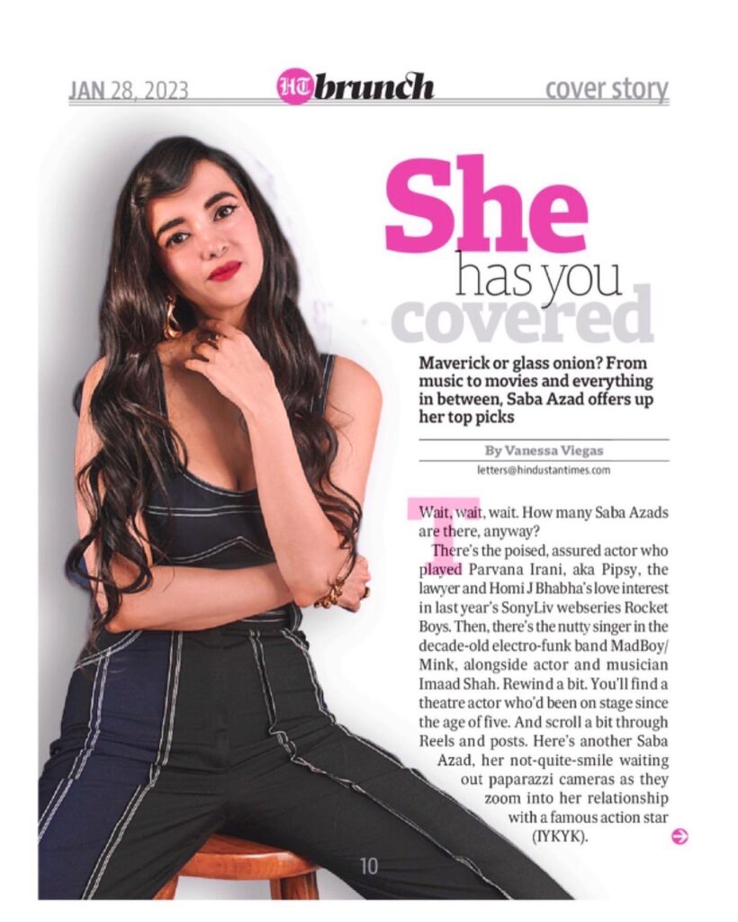 Saba Azad religion
