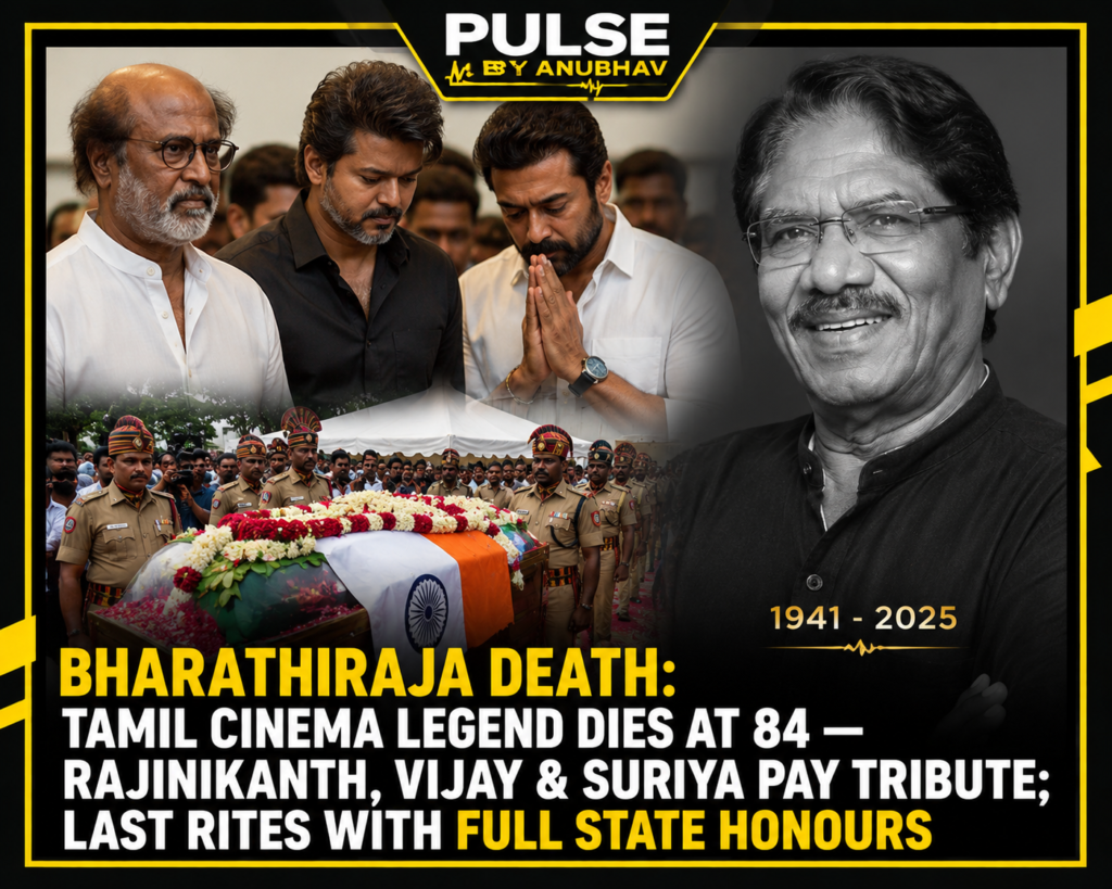 Manoj Bharathiraja death