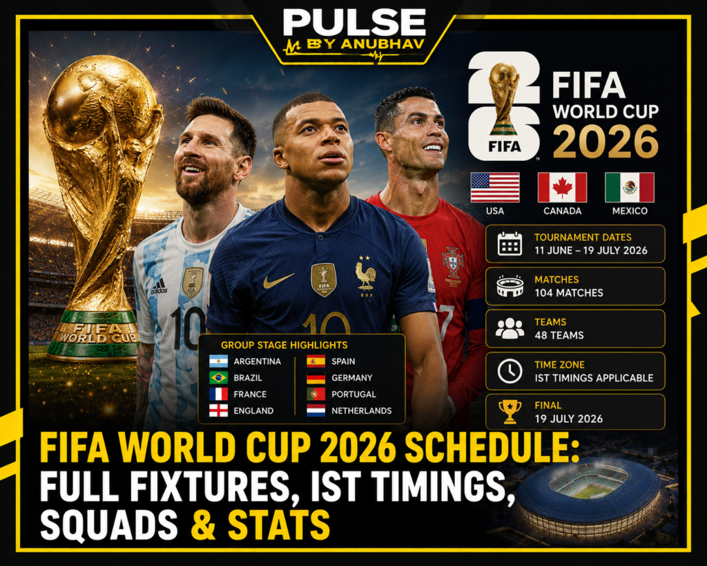 FIFA World Cup 2026 schedule Indian Time PDF