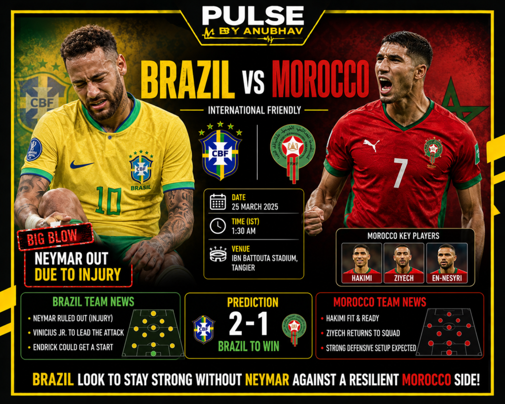 Brazil vs Morocco World Cup 2026 prediction