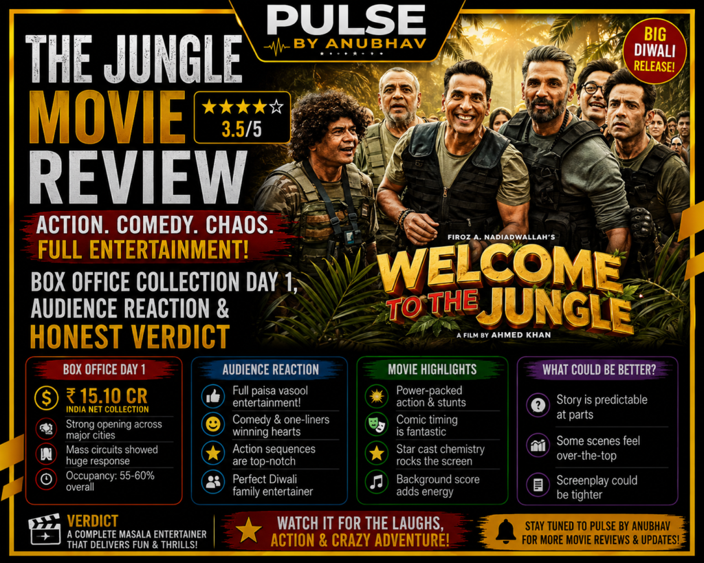 Welcome to the jungle collection worldwide
Welcome to the jungle collection day 1
Welcome to the jungle collection day 2
Welcome to the jungle collection worldwide till now
Welcome to the Jungle budget
Welcome To The Jungle box office collection sacnilk
Welcome to the jungle collection till now
Welcome to the Jungle budget and collection