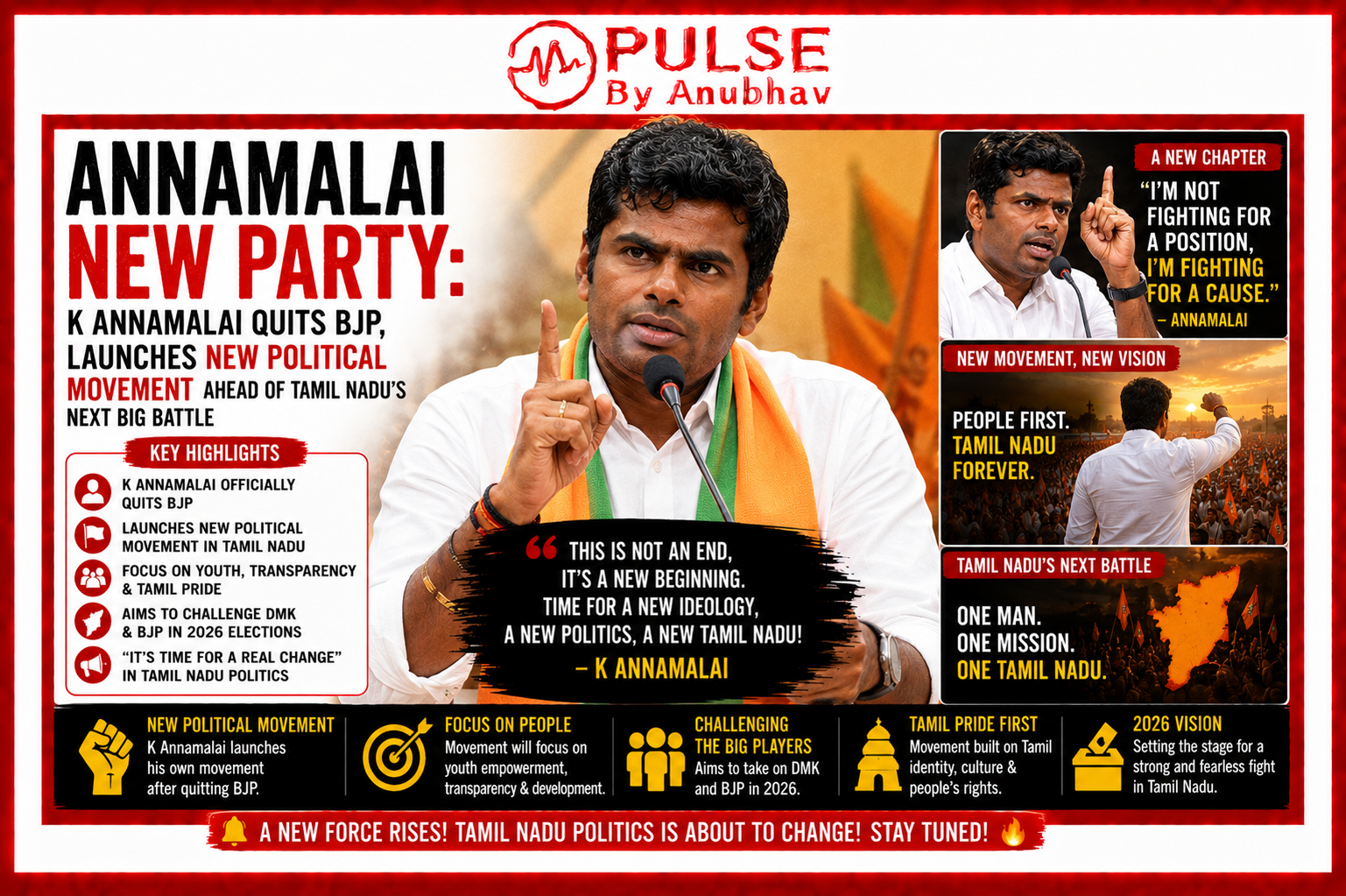 Annamalai new party website