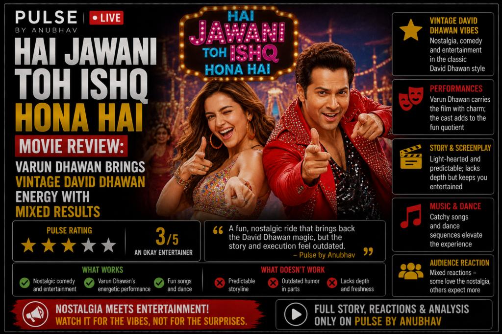 Hai Jawani to Ishq Hona Hai movie songs