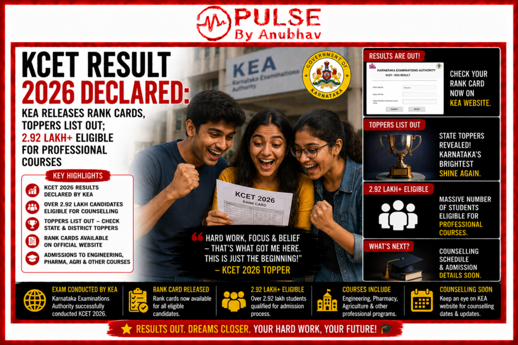 How to check kcet result 2026 link