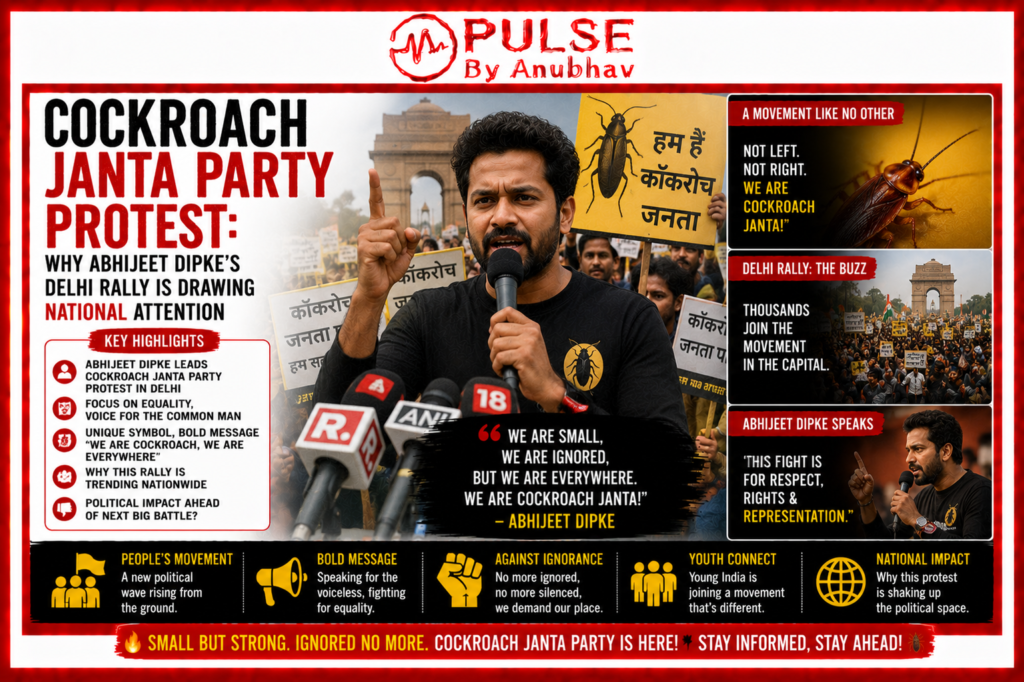 Cockroach Janta Party founder