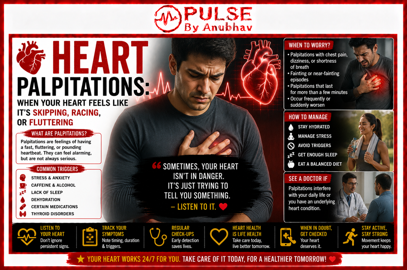 When to worry about heart palpitations