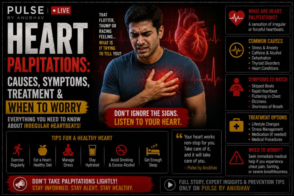 How to stop heart palpitations due to anxiety