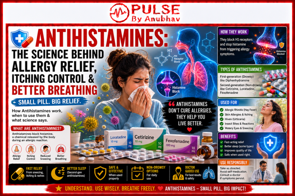 Antihistamine for itching

