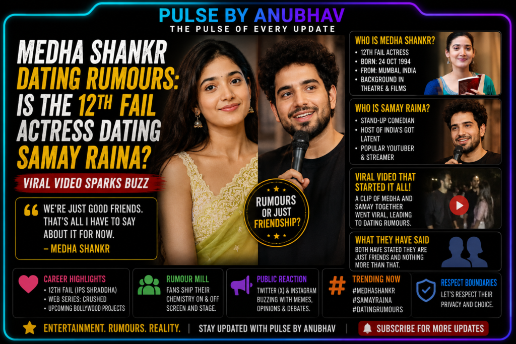 Medha Shankar Age
Medha Shankar husband
Medha Shankar instagram
Medha Shankar height
Medha Shankar caste
Medha shankar and samay Raina
Medha shankar from which state
Medha Shankar ba pass