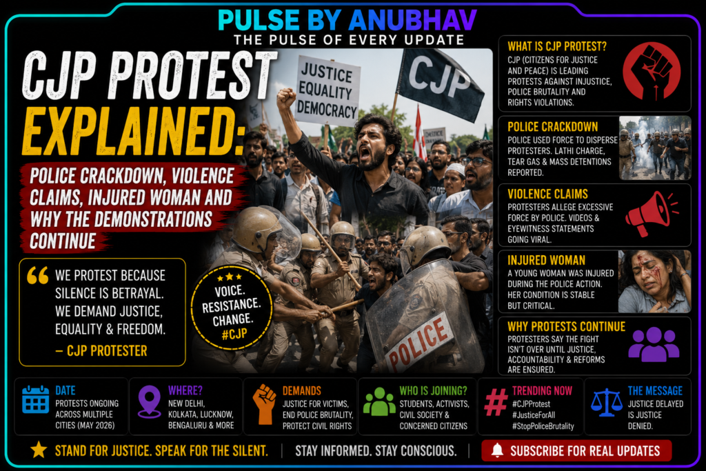 Cjp protest news live