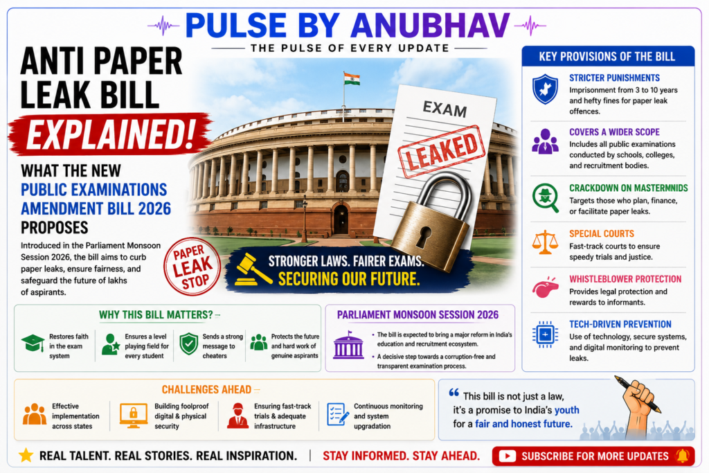 Anti paper leak bill 2026 opposed
Why anti paper leak bill opposed