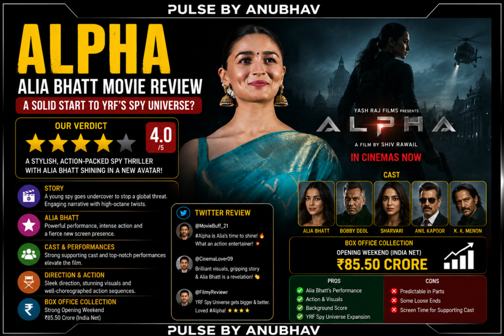 Alpha 2026
Alpha movie
Alpha Alia Bhatt movie release date
Cast of alpha 2026 director
Alpha movie 2026 release date
Alpha movie YRF
Alpha 2026 writer
Alpha movie budget
