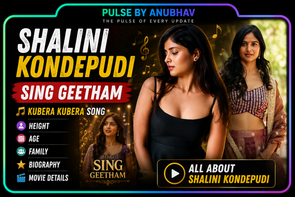 Shalini Kondepudi wikipedia
Sing Geetham movie cast
Sing Geetham director
Ayaan k sing geetham
Sing geetham movie release date
Sing geetham producer
Sing geetham budget
Sing geetham movie ott
