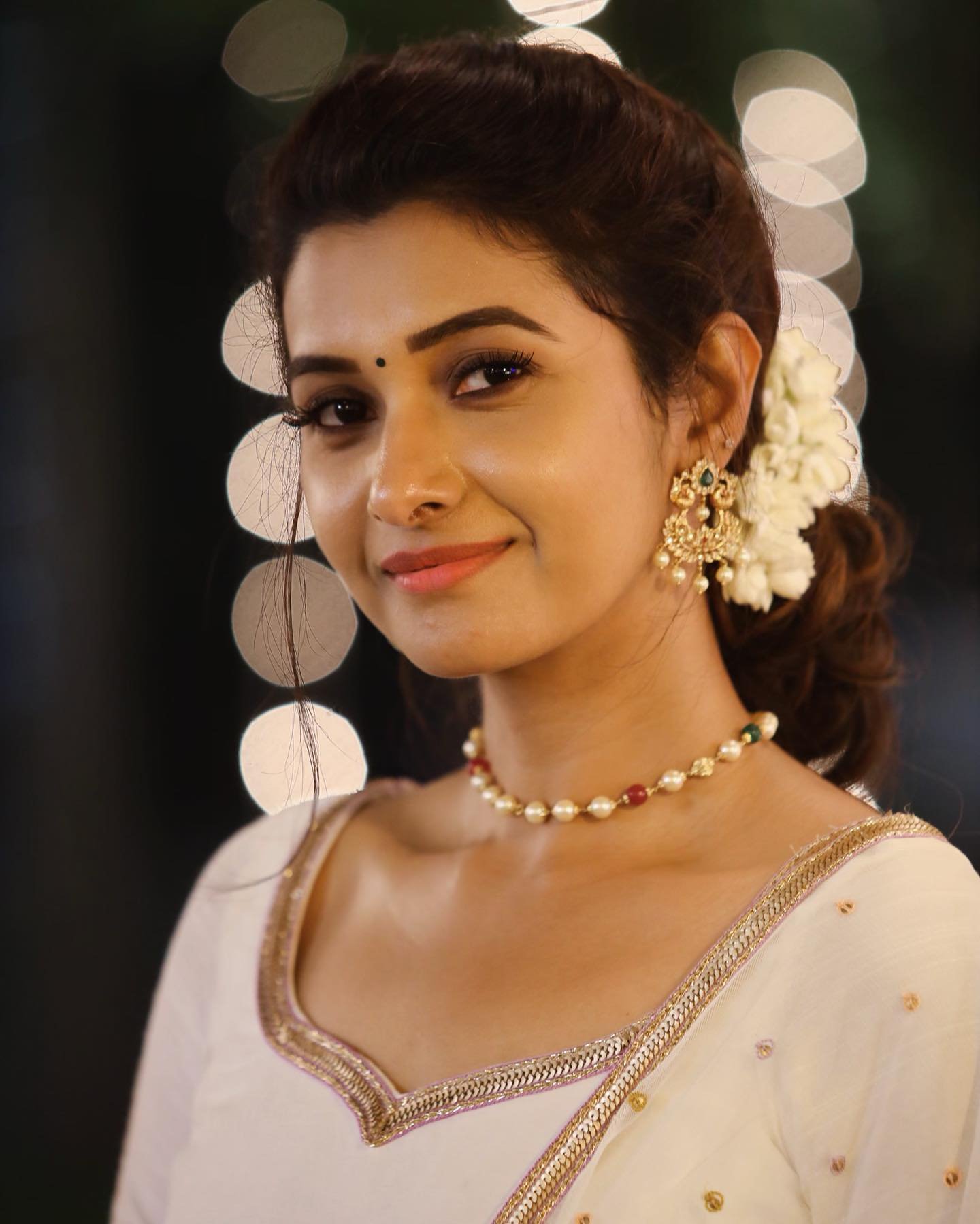 Priya Bhavani Shankar smiling during a public appearance
