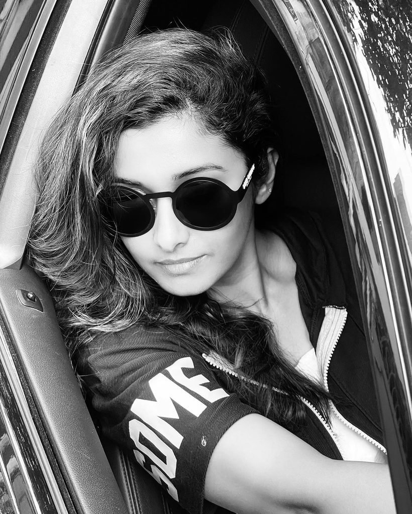 Priya Bhavani Shankar in a stylish black outfit
