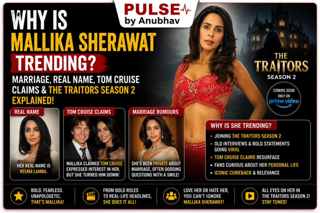 Mallika Sherawat age 2026
Mallika Sherawat husband
Mallika Sherawat child
Mallika Sherawat Instagram
Is Mallika Sherawat married now
Mallika Sherawat Date of Birth
Mallika Sherawat marriage
Mallika Sherawat biography