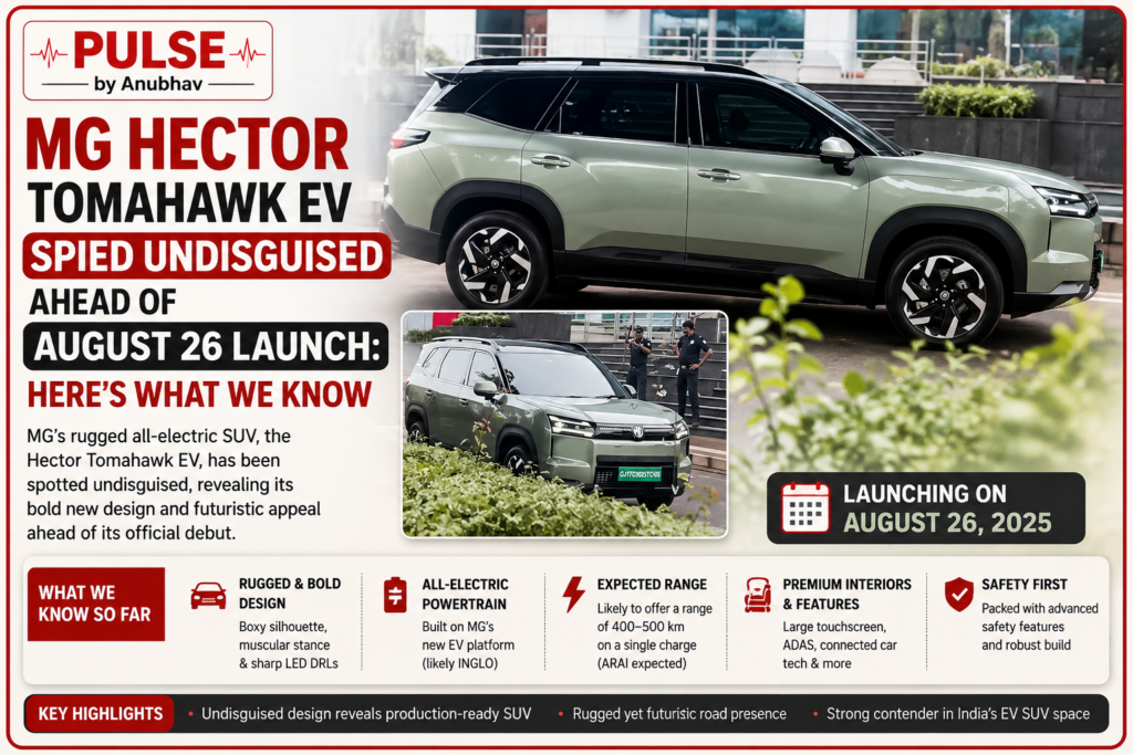 Mg hector tomahawk suv review