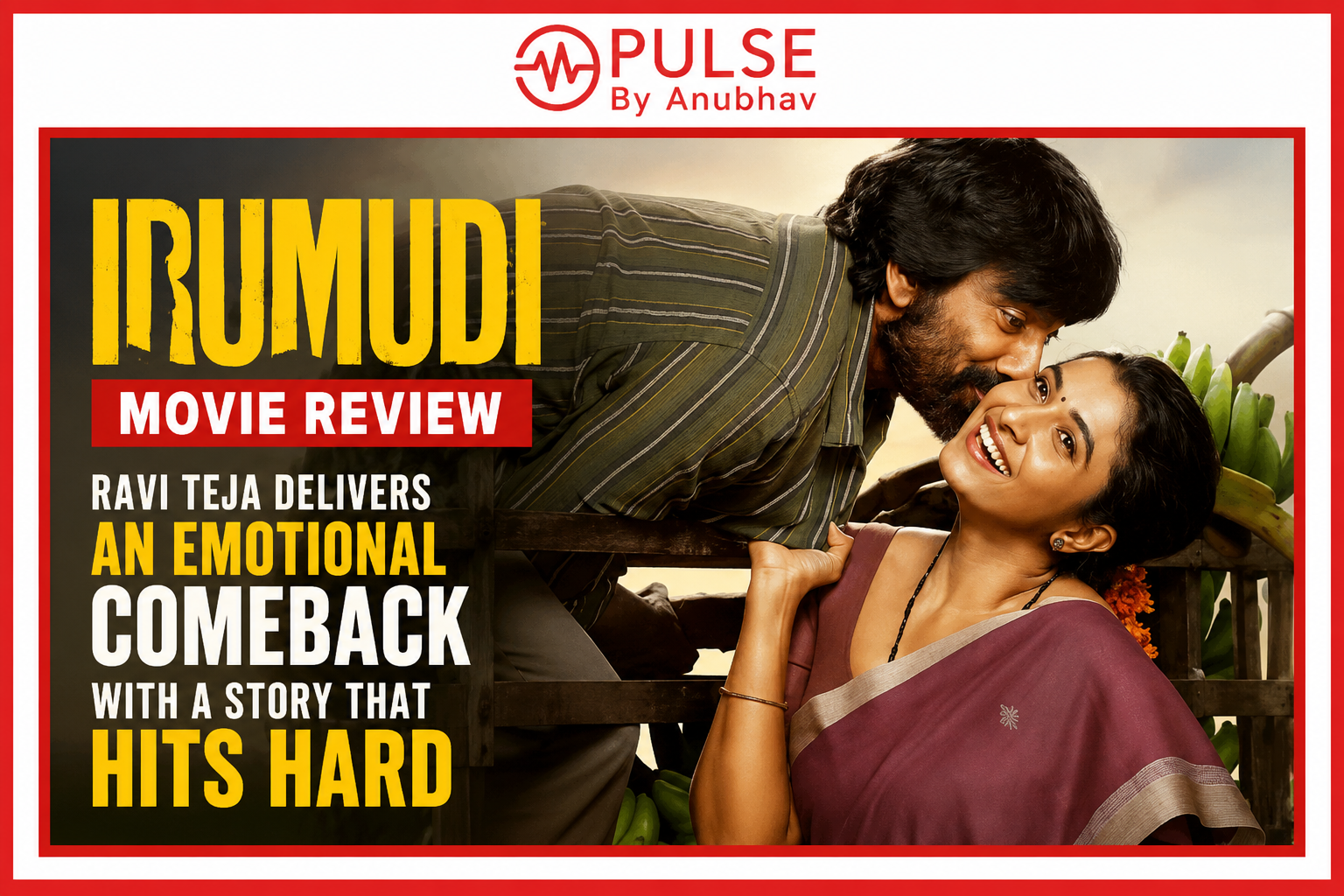 Irumudi Movie Review featuring Ravi Teja in an emotional action drama