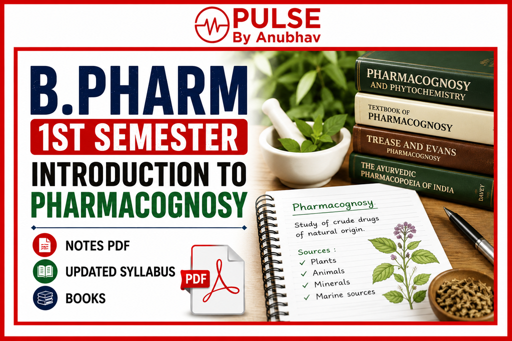 B pharm 1st semester introduction to pharmacognosy notes free