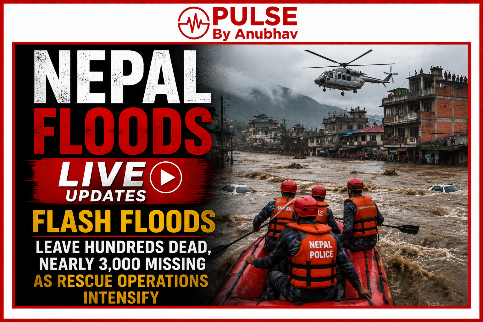 Nepal floods flash floods news
