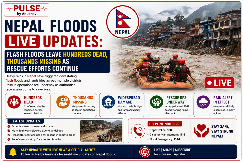 Nepal floods flash floods news