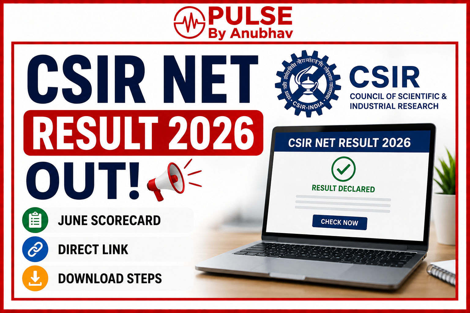 CSIR NET June 2026 application form date