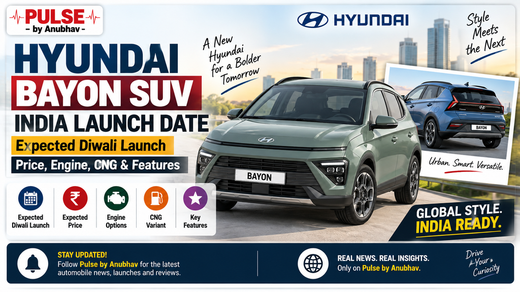 Hyundai Bayon SUV front design India launch